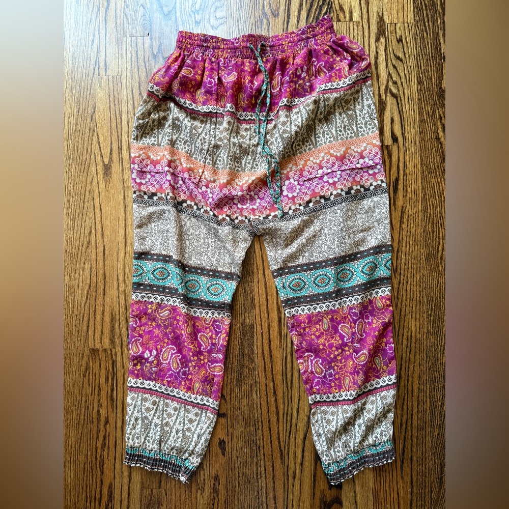 Colorful Bohemian Patterned Pants